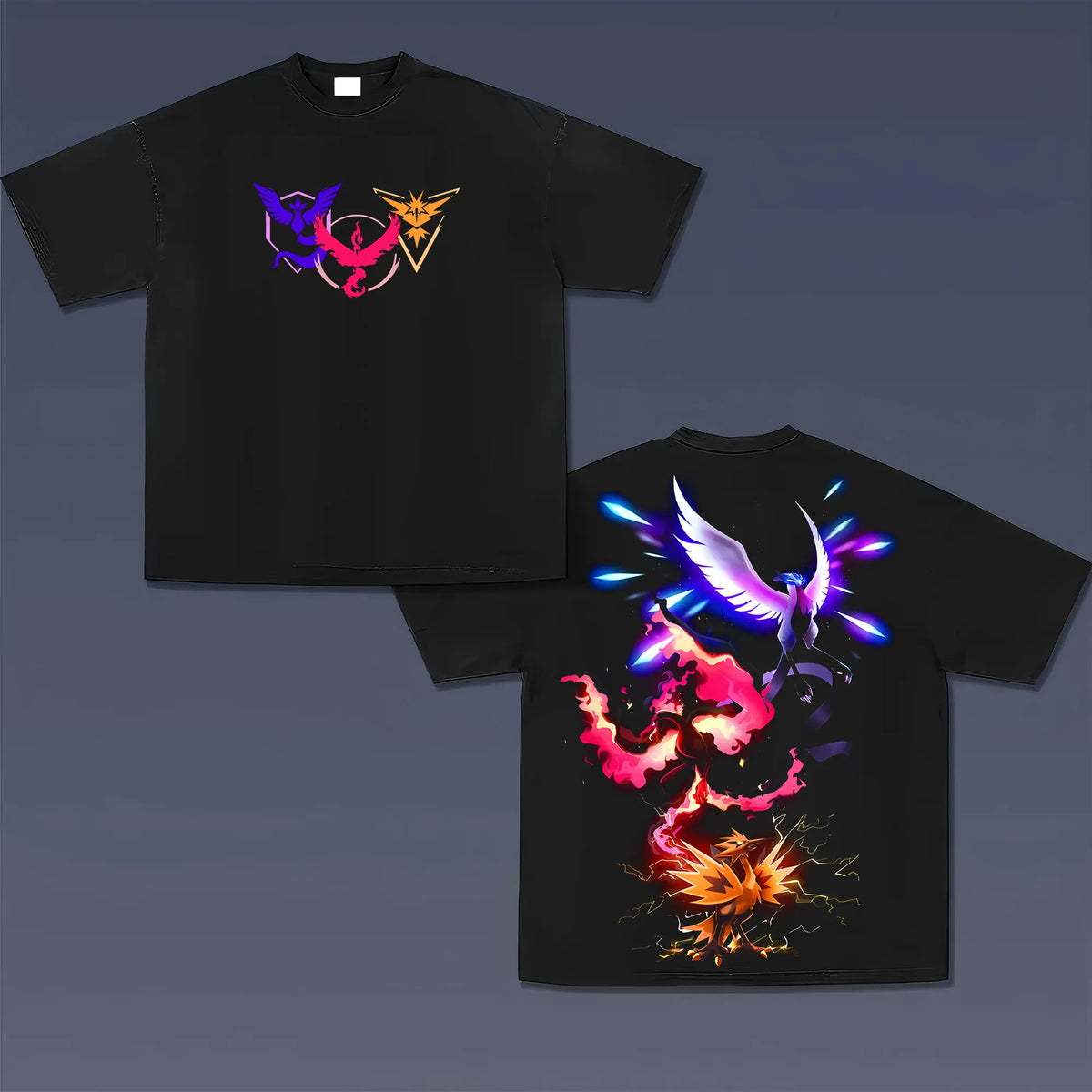 PKM-Unisex Anime Inspired Vintage T-Shirt