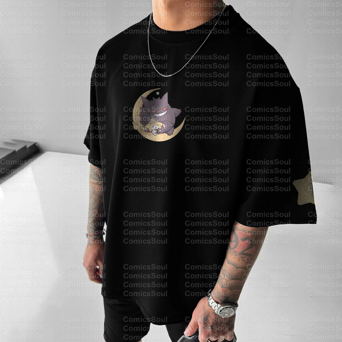 PKM-Unisex Anime Inspired Vintage T-Shirt