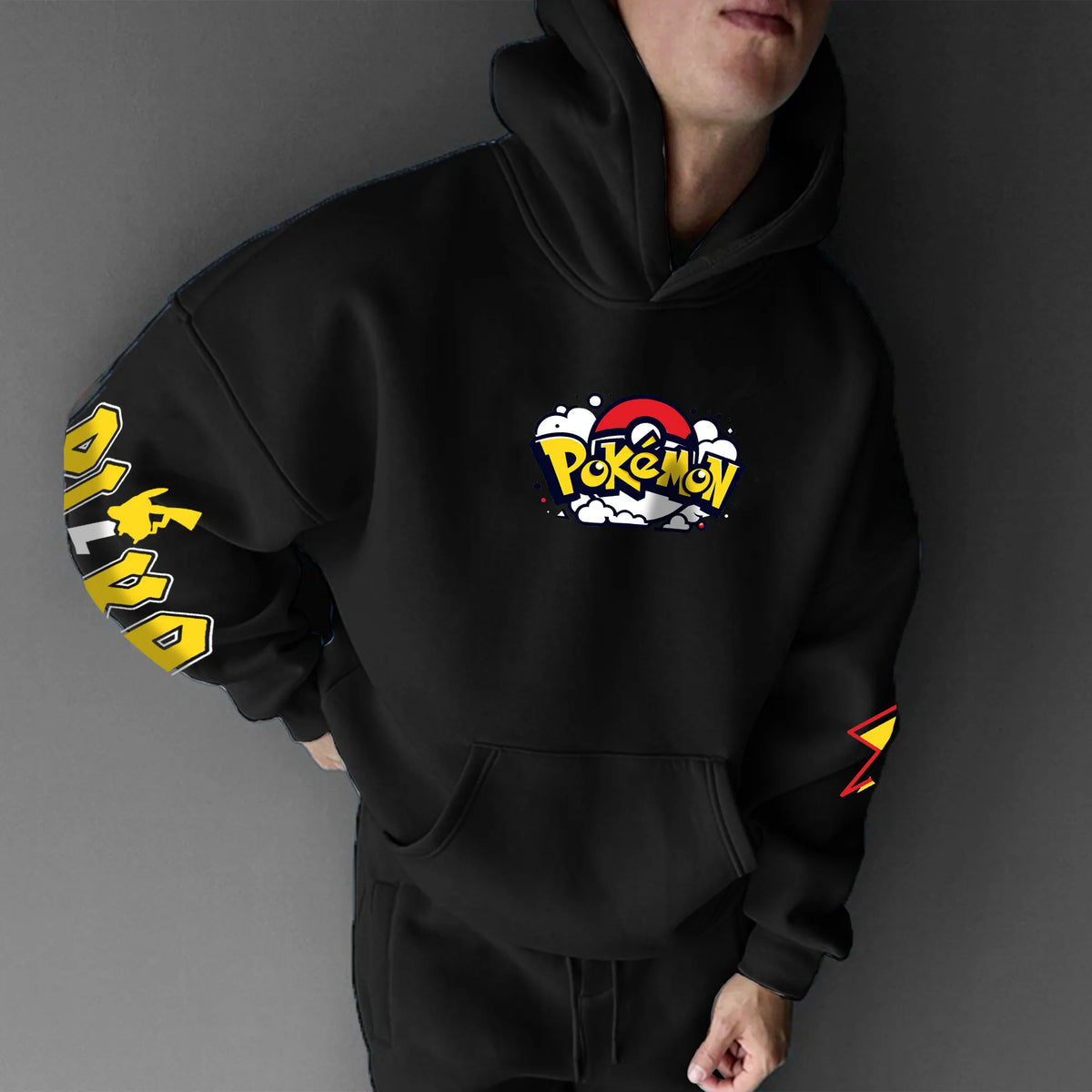 PKM-Unisex Anime Graphic Streetwear Vintage Hoodie