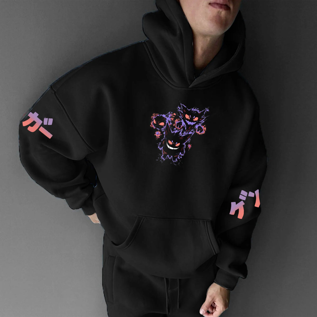 PKM-Unisex Anime Graphic Streetwear Vintage Hoodie