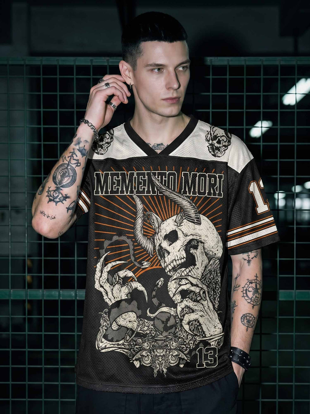 Memento Mori Horror Mesh Jersey