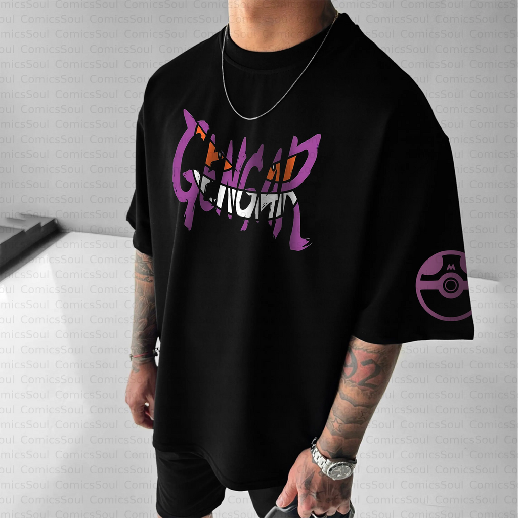 PKM-Unisex Anime Inspired Vintage T-Shirt