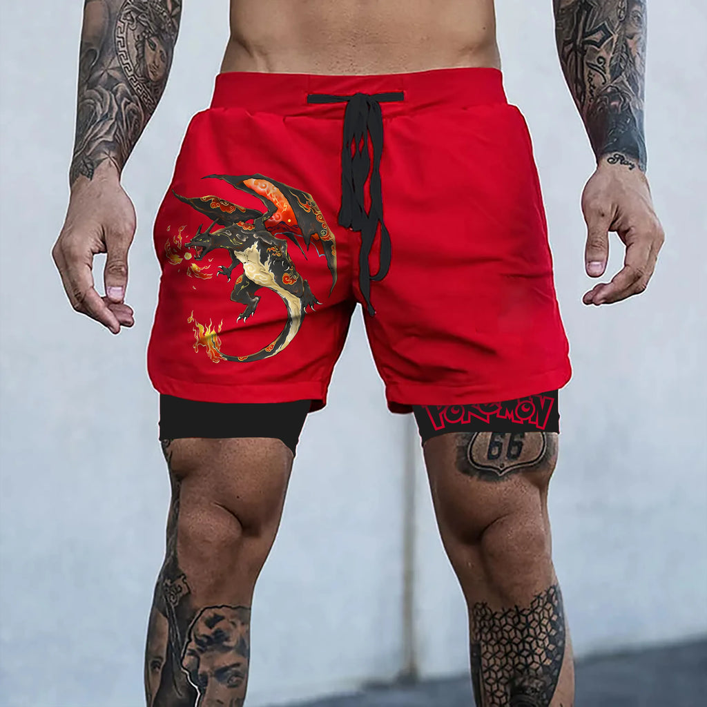 PKM-Unisex Casual Anime Streetwear Shorts