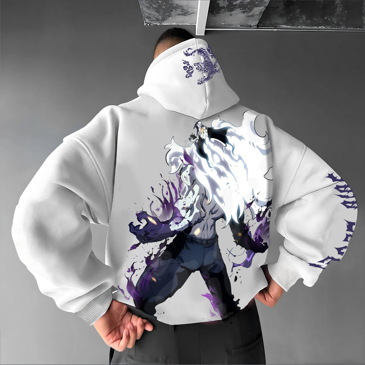 SL-Unisex Anime Graphic Streetwear Vintage Hoodie