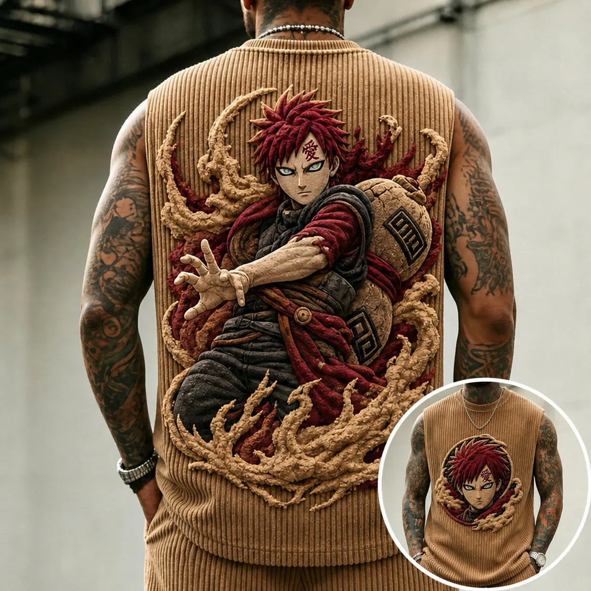NINDO Unisex Anime-print Tank Top