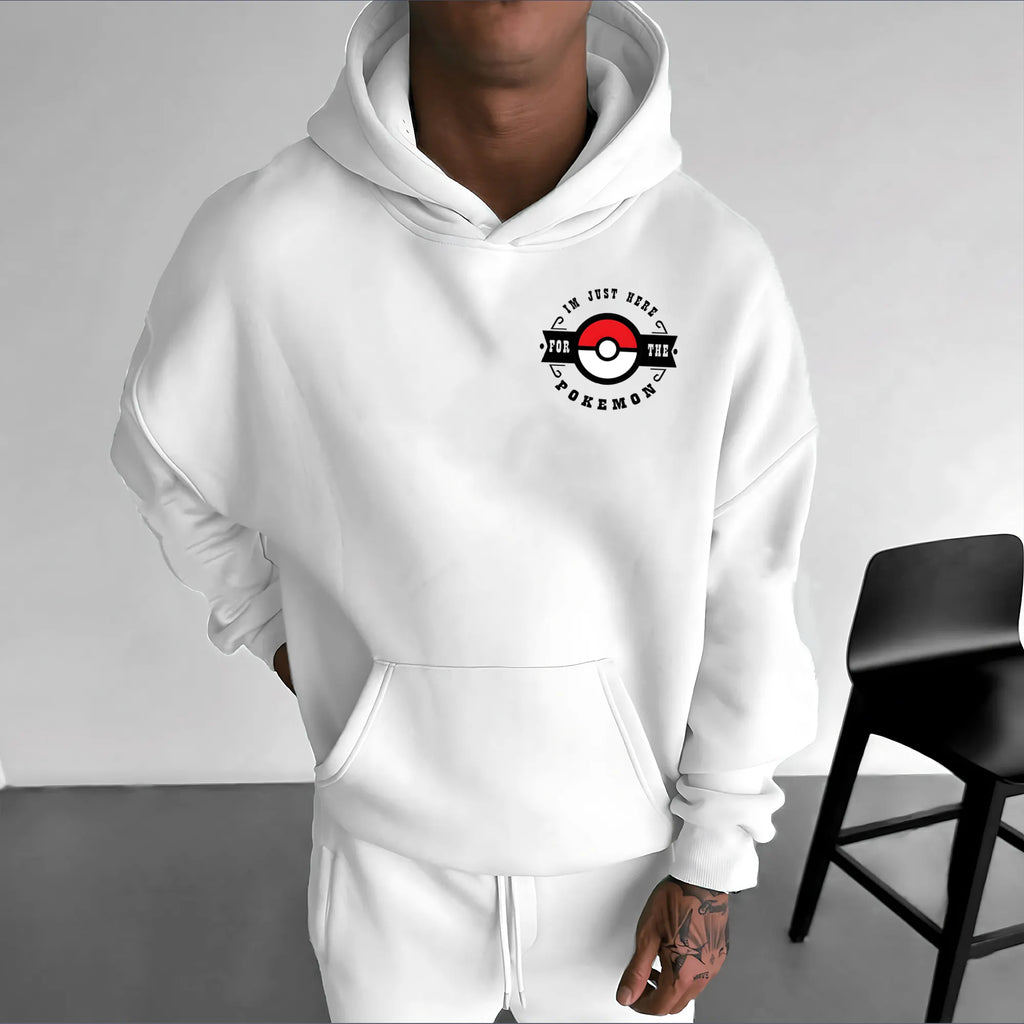 PKM-Unisex Anime Graphic Streetwear Vintage Hoodie