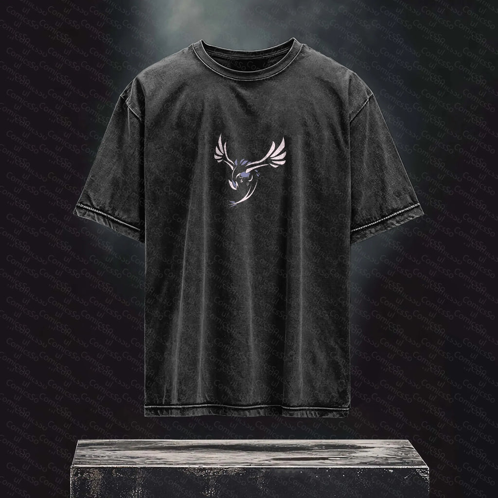 PKM-Unisex Anime Inspired Vintage Washed T-Shirt丨 Pokemon