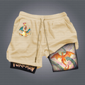 PKM-Unisex Casual Anime Style Shorts