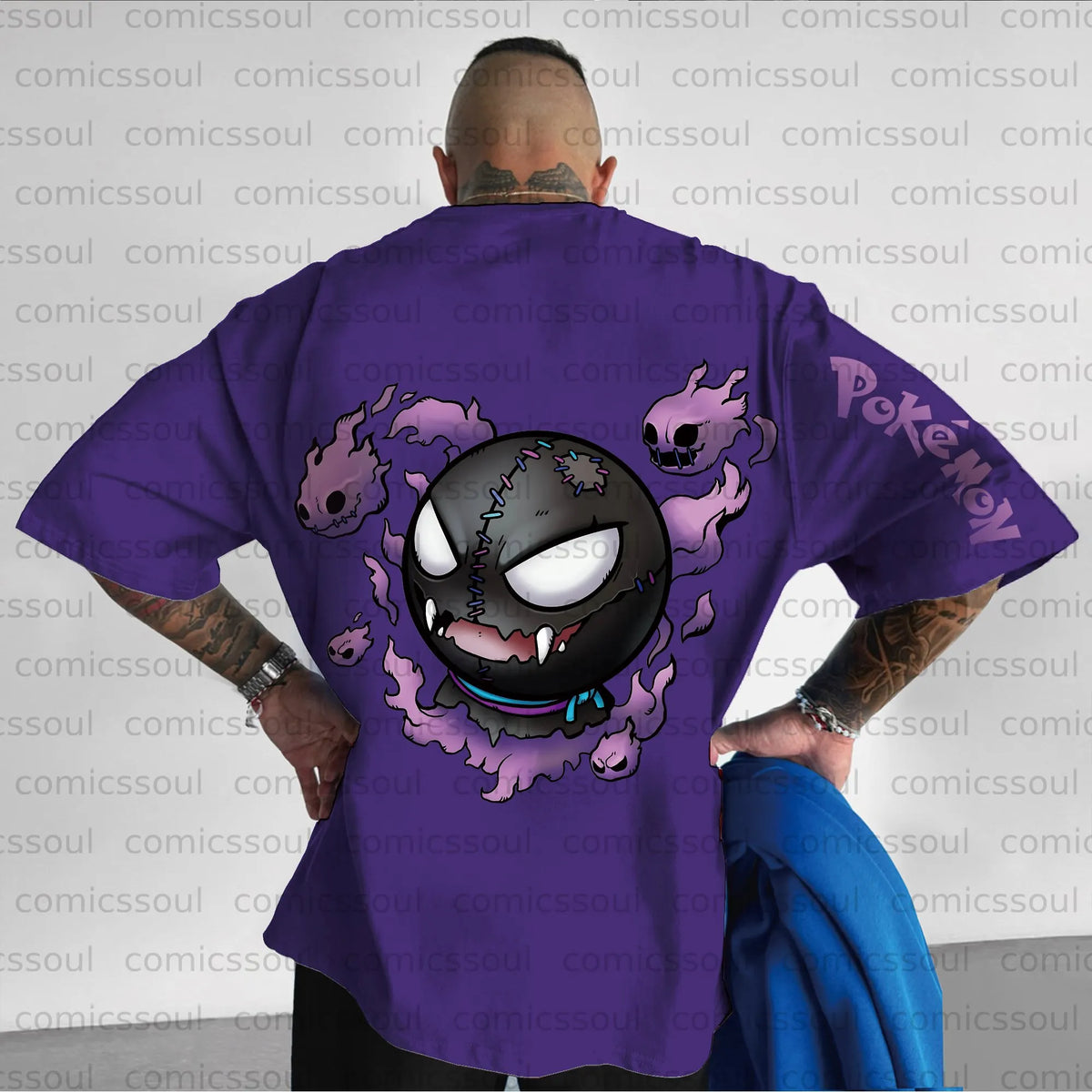 PKM-Unisex Anime Inspired Vintage T-Shirt