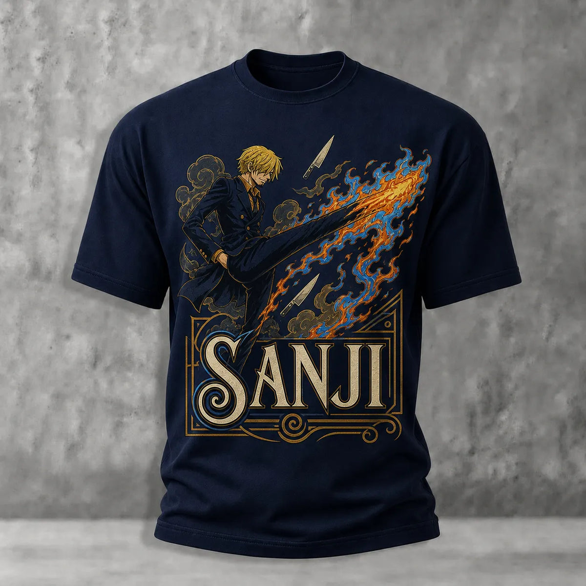 One Piece Pirate Crew Graphic Crew-Neck T-Shirt