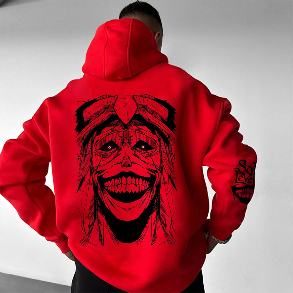 SL-Unisex Anime Graphic Streetwear Vintage Hoodie