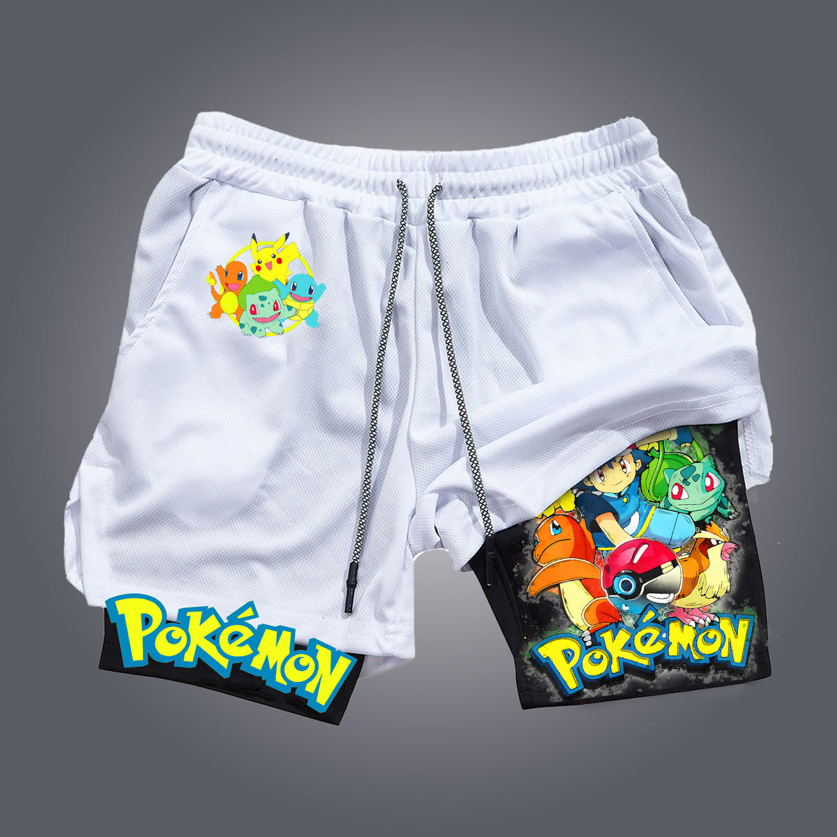 PKM-Unisex Casual Anime Streetwear Shorts