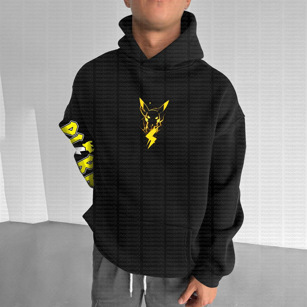 PKM-Unisex Anime Graphic Streetwear Vintage Hoodie