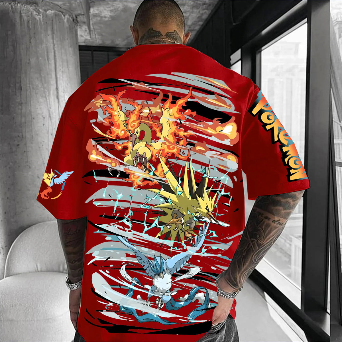 PKM-Unisex Anime Inspired Vintage T-Shirt