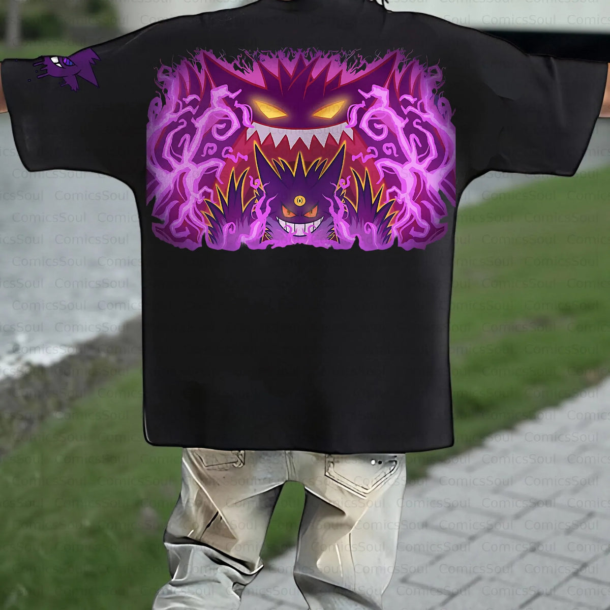 PKM-Unisex Anime Inspired Vintage T-Shirt