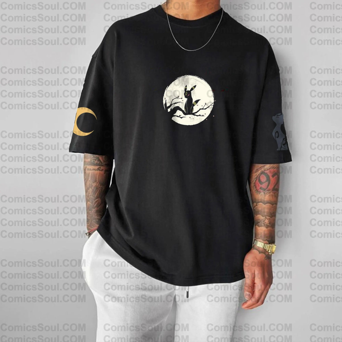 PKM-Unisex Anime Inspired Vintage T-Shirt