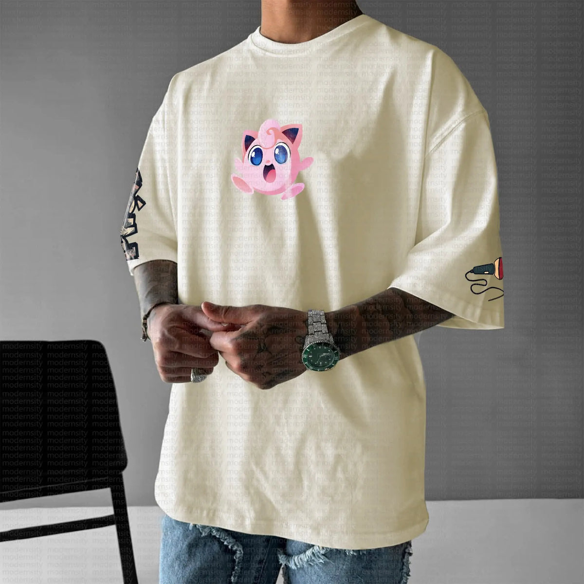 PKM-Unisex  Anime Inspired Vintage T-Shirt