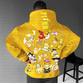 PKM-Unisex Anime Inspired Vintage Plush Hoodie