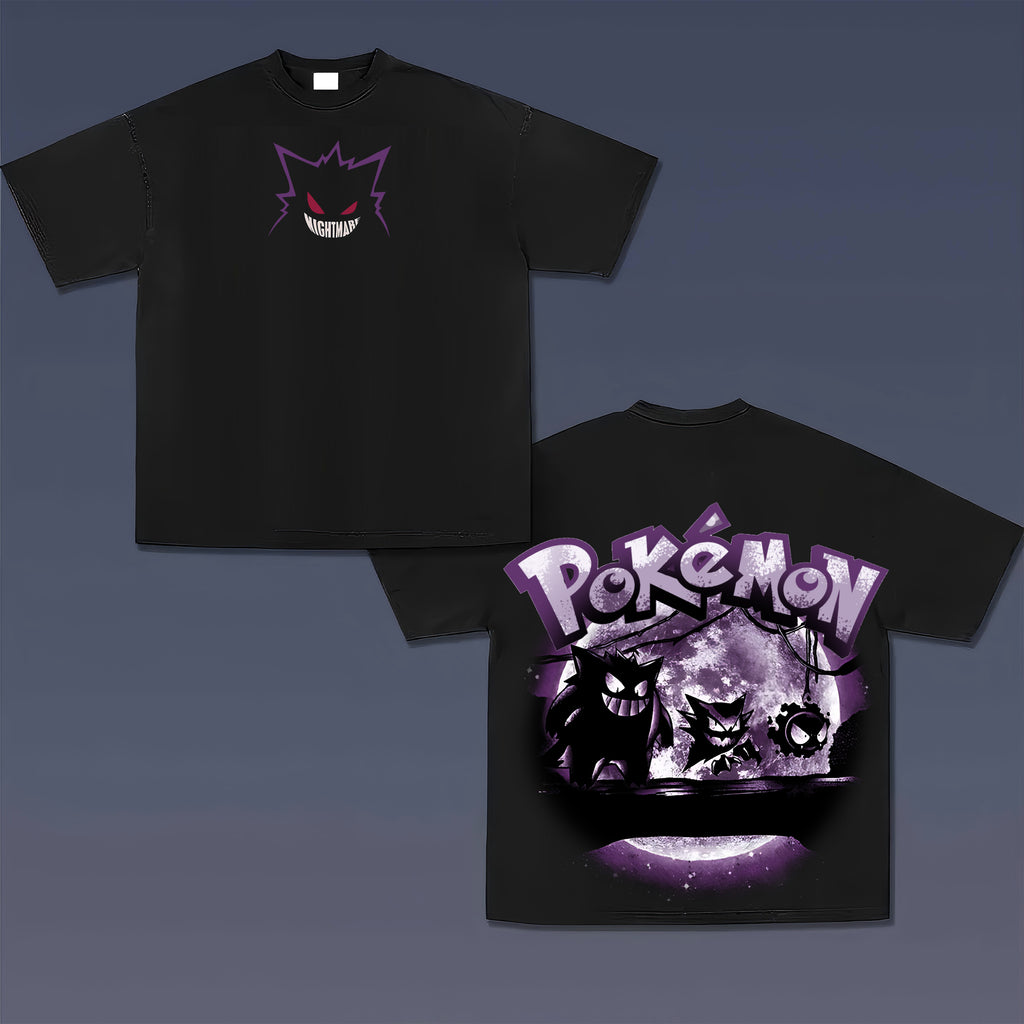 PKM-Unisex Anime Inspired Vintage T-Shirt