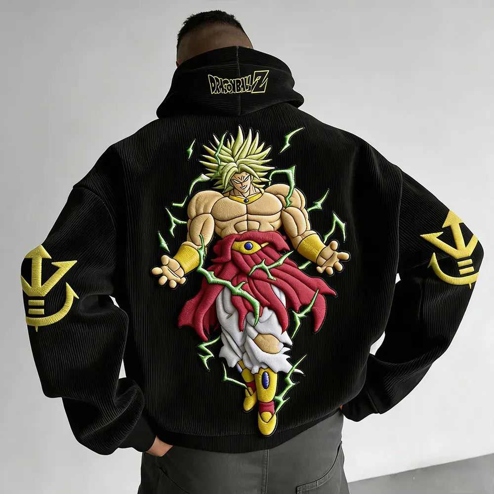 Dragon Ball Color Blocked Plush Hoodie