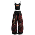 NINDO Women's Anime-Print Camisole And Pants Set