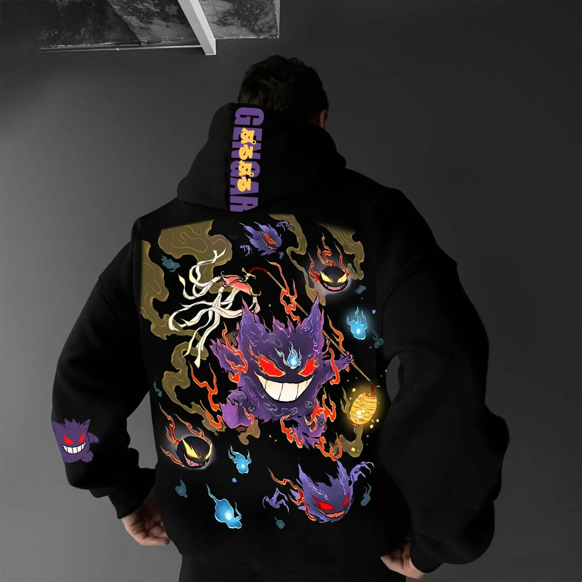 PKM-Unisex Anime Graphic Streetwear Vintage Hoodie