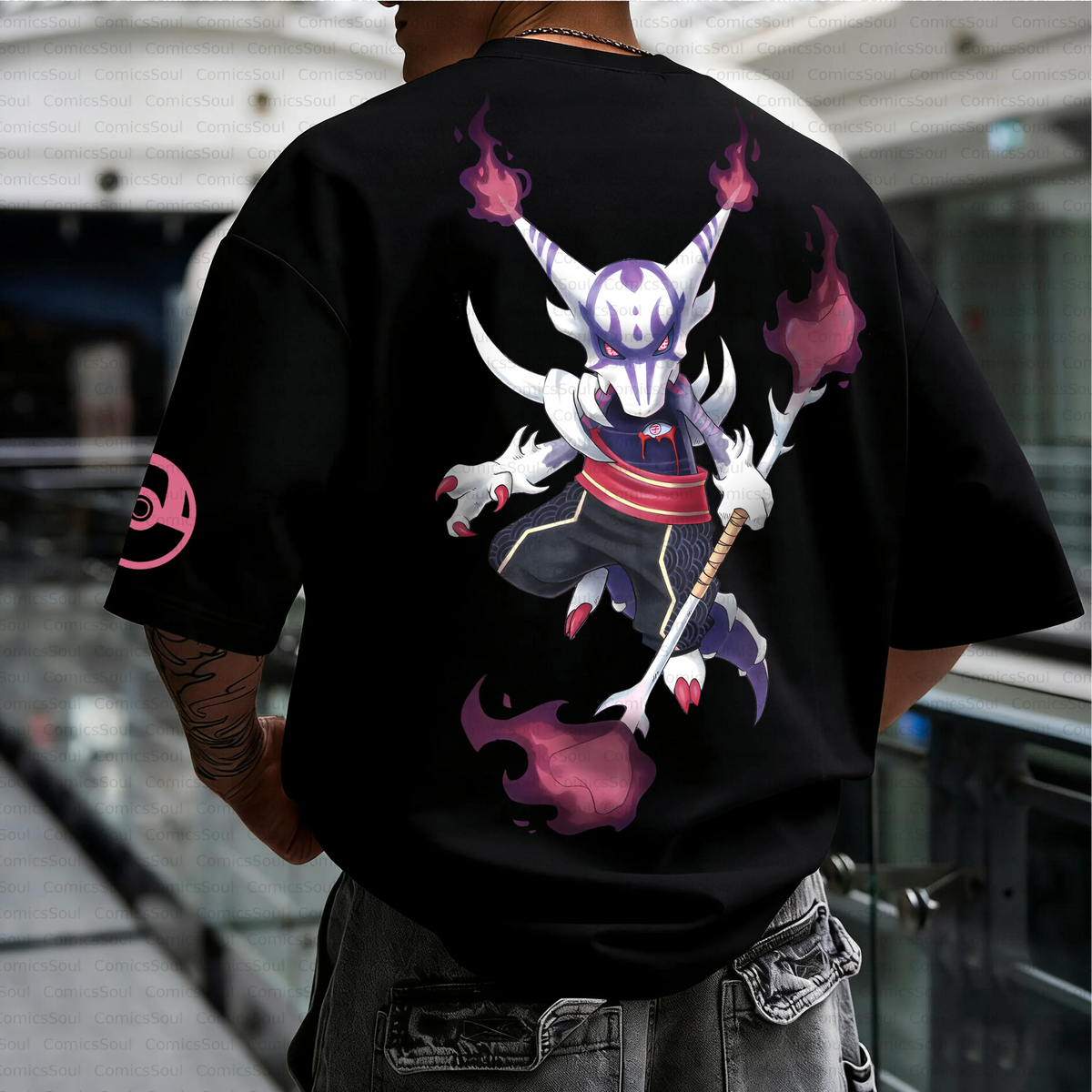 PKM-Unisex Anime Inspired Vintage T-Shirt