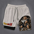 Dragon Ball Unisex Double-layer Shorts With Anime Print