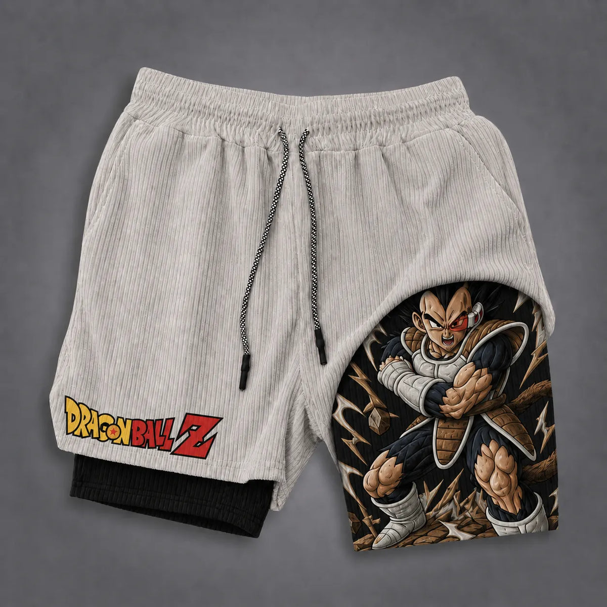 Dragon Ball Unisex Double-layer Shorts With Anime Print