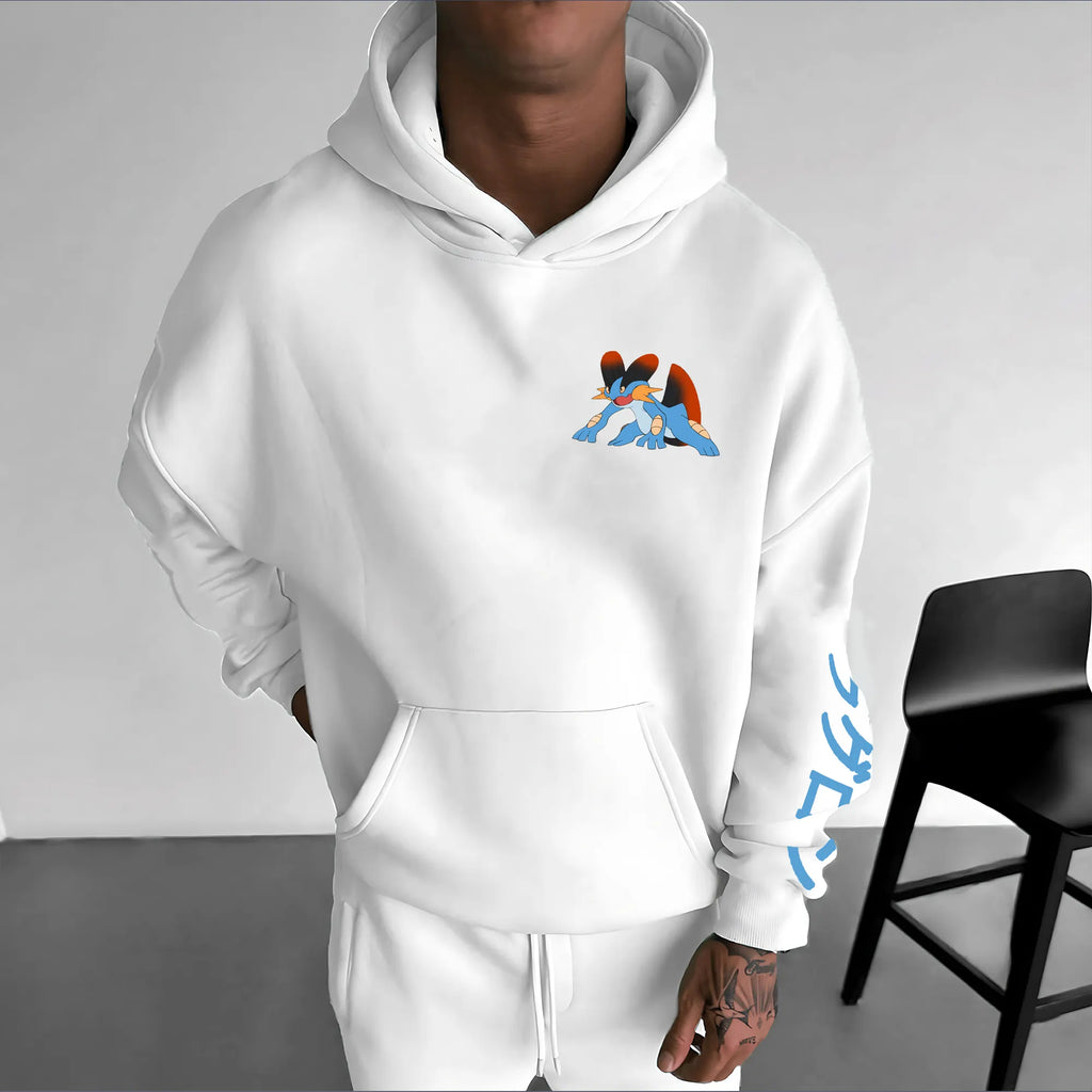 PKM-Unisex Anime Graphic Streetwear Vintage Hoodie