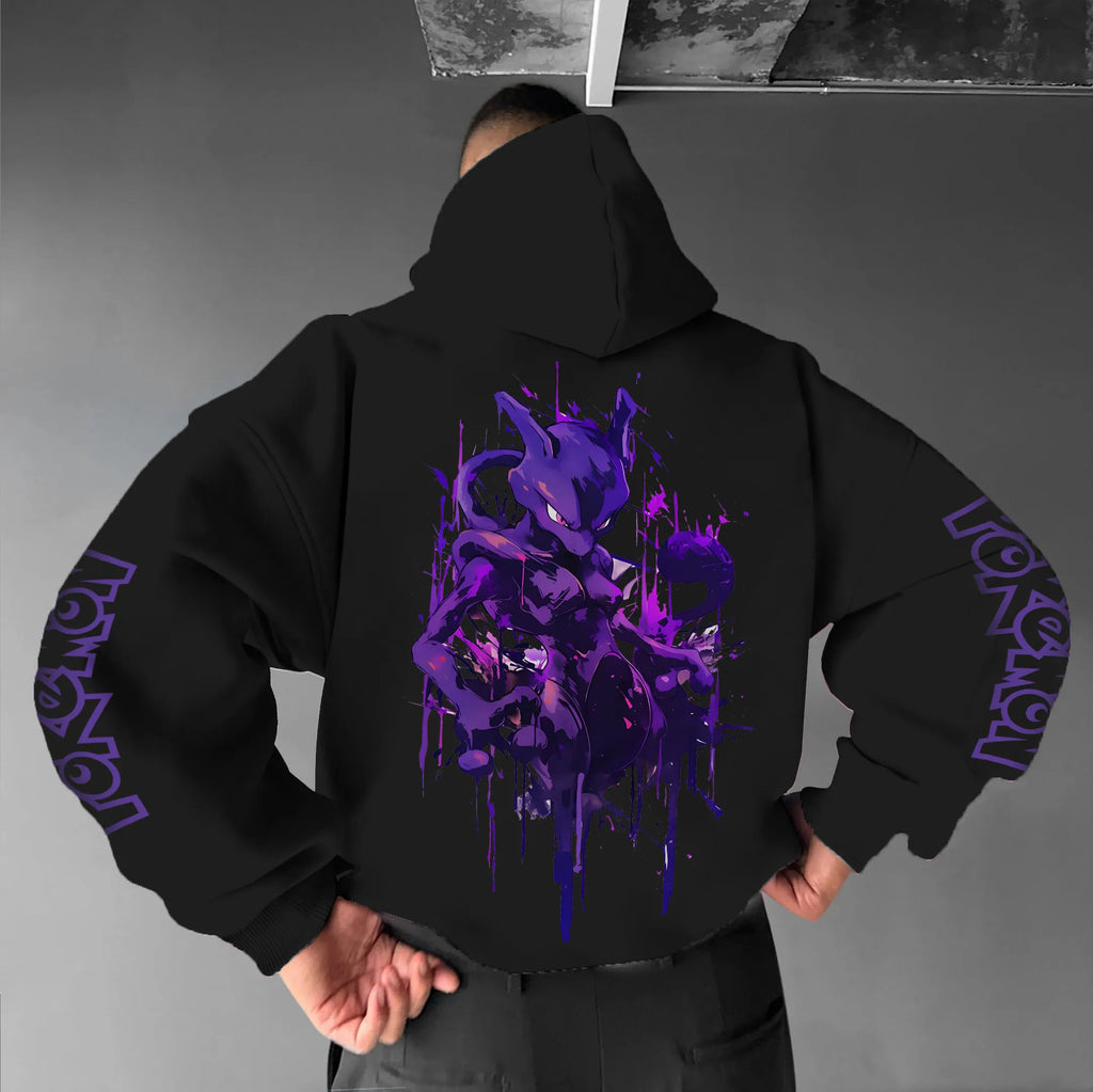 PKM-Unisex Anime Graphic Streetwear Vintage Hoodie