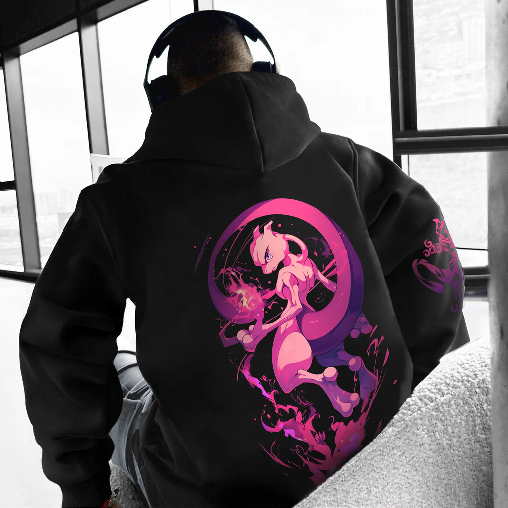 PKM-Unisex Anime Graphic Streetwear Vintage Hoodie