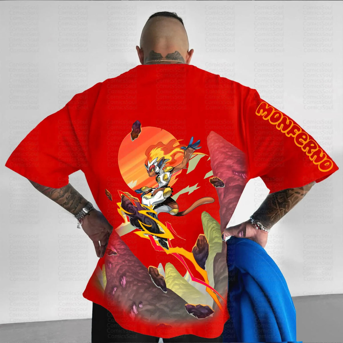 PKM-Unisex Anime Inspired Vintage T-Shirt
