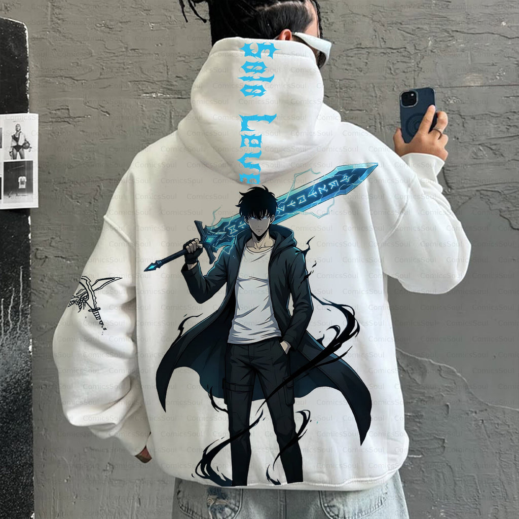 SL-Unisex Anime Inspired Vintage Plush Hoodie