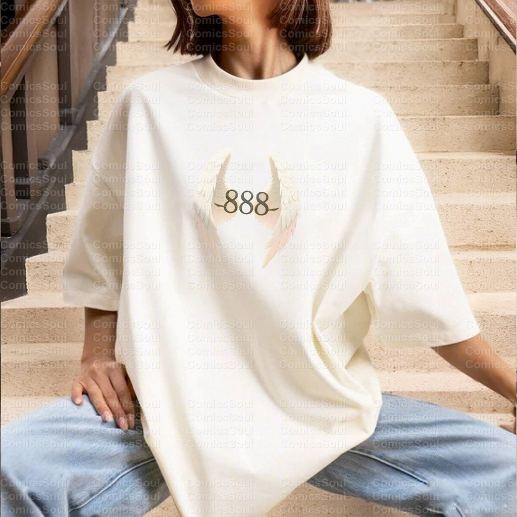 PKM-"Angel Number 888" Anime Inspired Vintage T-Shirt