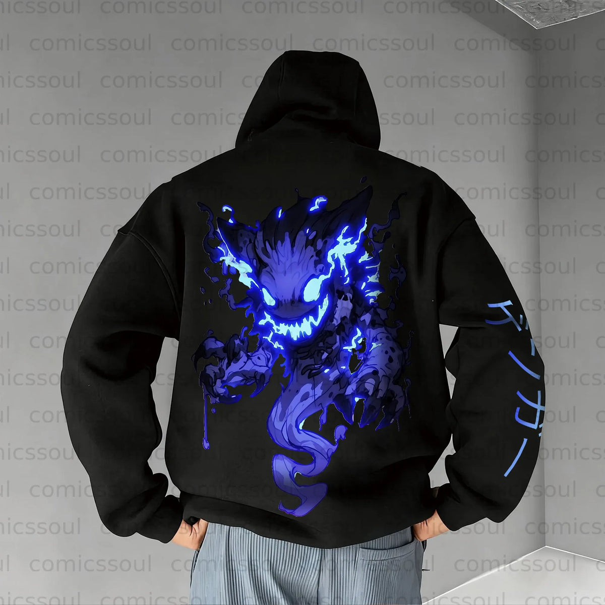 PKM-Unisex Anime Graphic Streetwear Vintage Hoodie