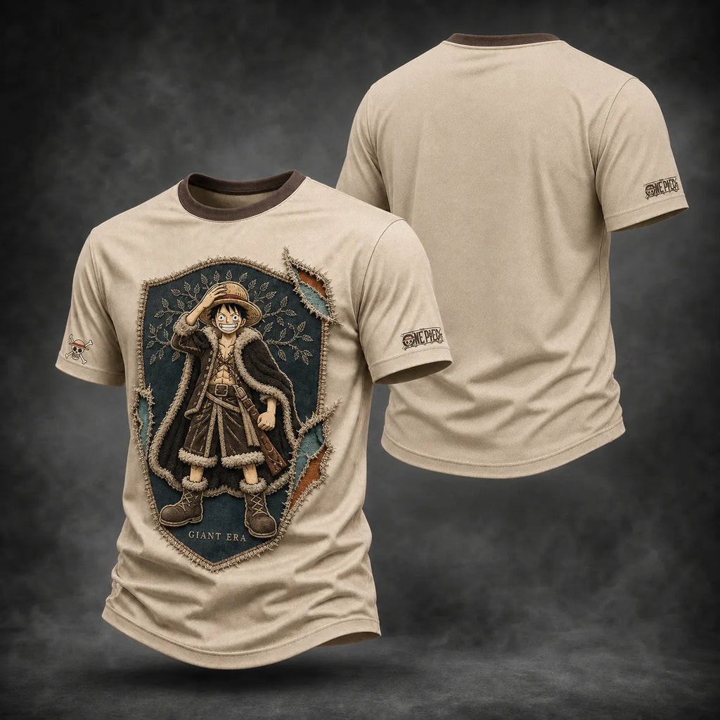 One Piece Pirate Crew Graphic Crew-Neck T-Shirt
