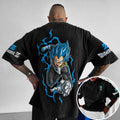 Dragon Ball Unisex Anime-Style Retro Corduroy Oversized T-Shirt