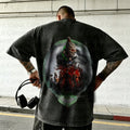 MK-Unisex Anime Inspired Vintage Washed T-Shirt