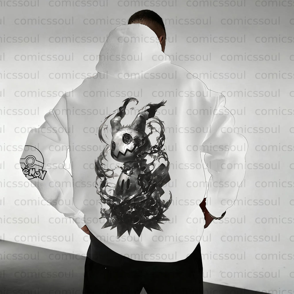 PKM-Unisex Anime Graphic Streetwear Vintage Hoodie