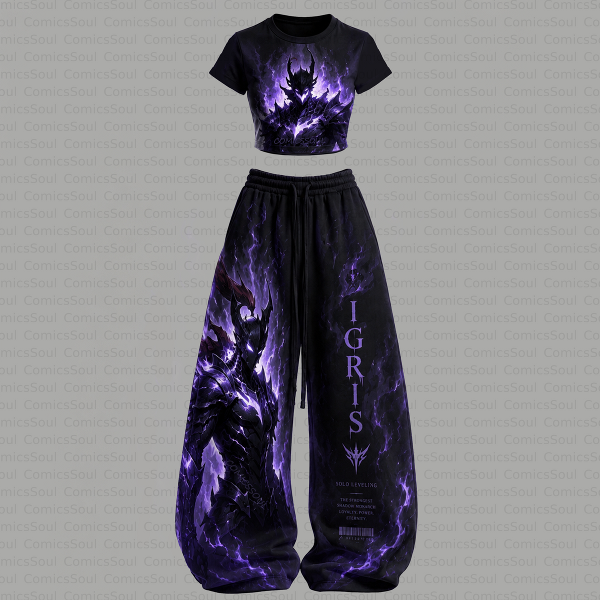 SL-T-Shirt & Elasticated Trousers Two-Piece Set