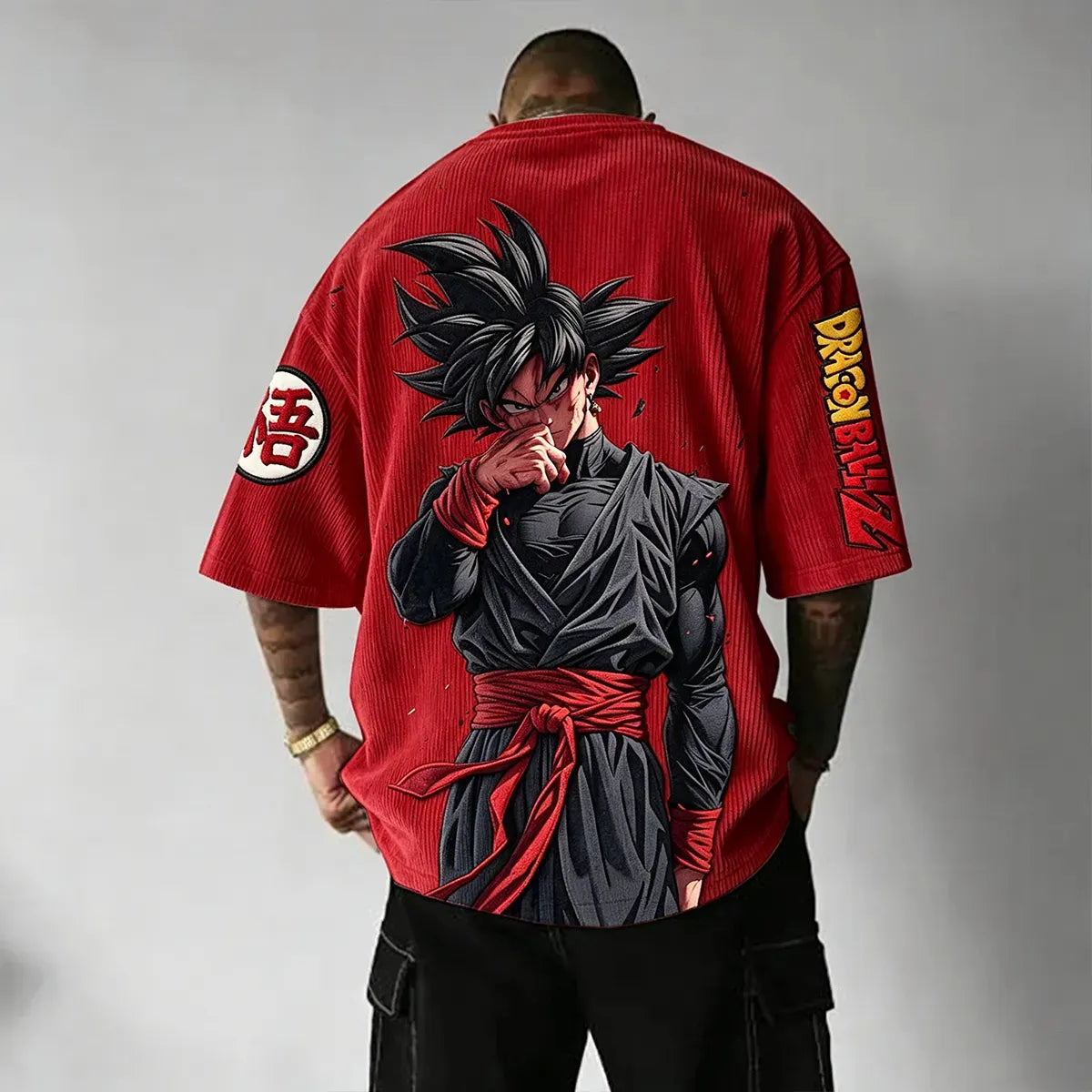 Dragon Ball Unisex Anime Inspired Vintage Corduroy T-Shirt