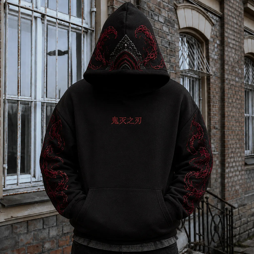 KNY Vintage Anime Print Hoodie