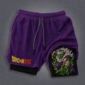 Dragon Ball Unisex Double-layer Shorts With Anime Print