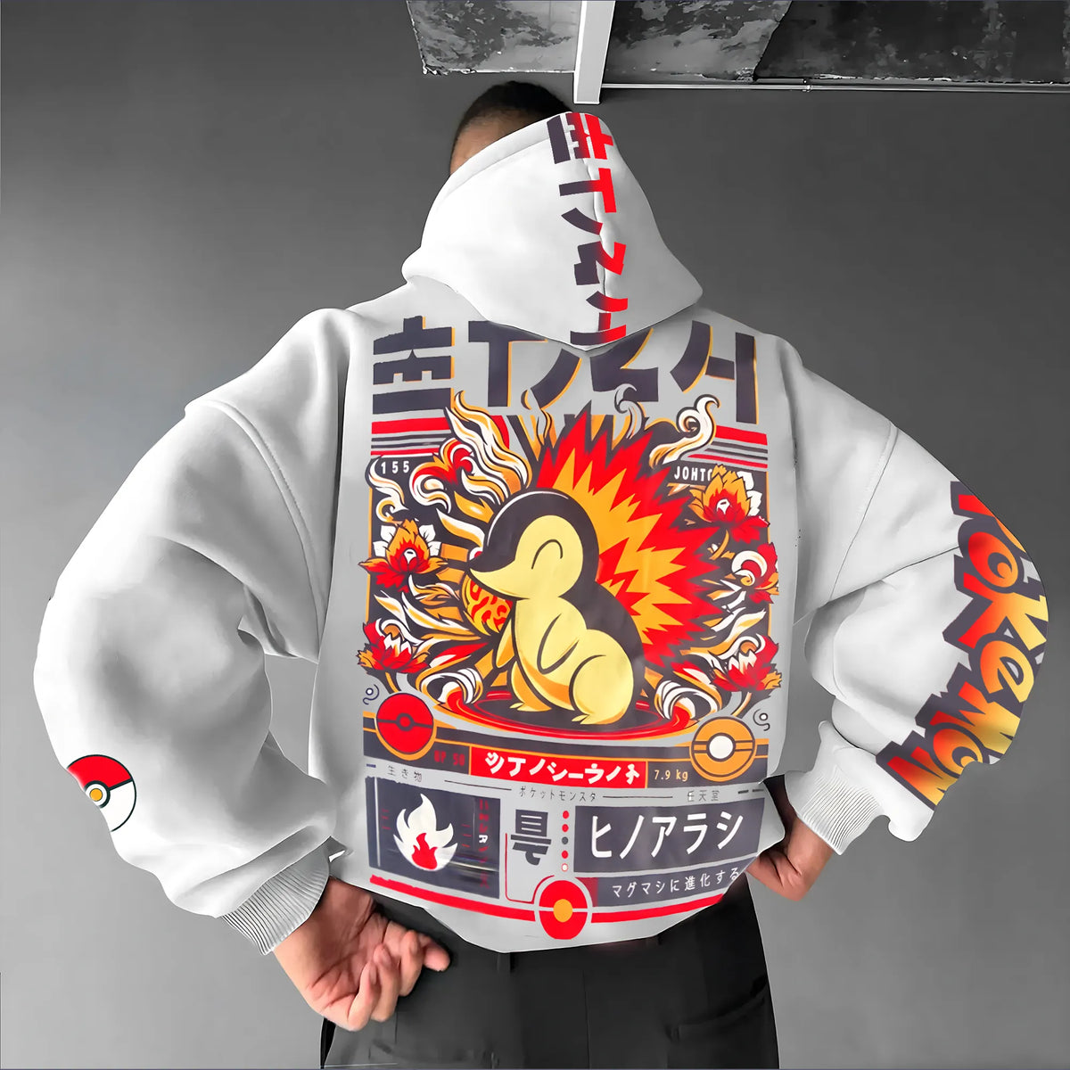 PKM-Unisex Anime Graphic Streetwear Vintage Hoodie