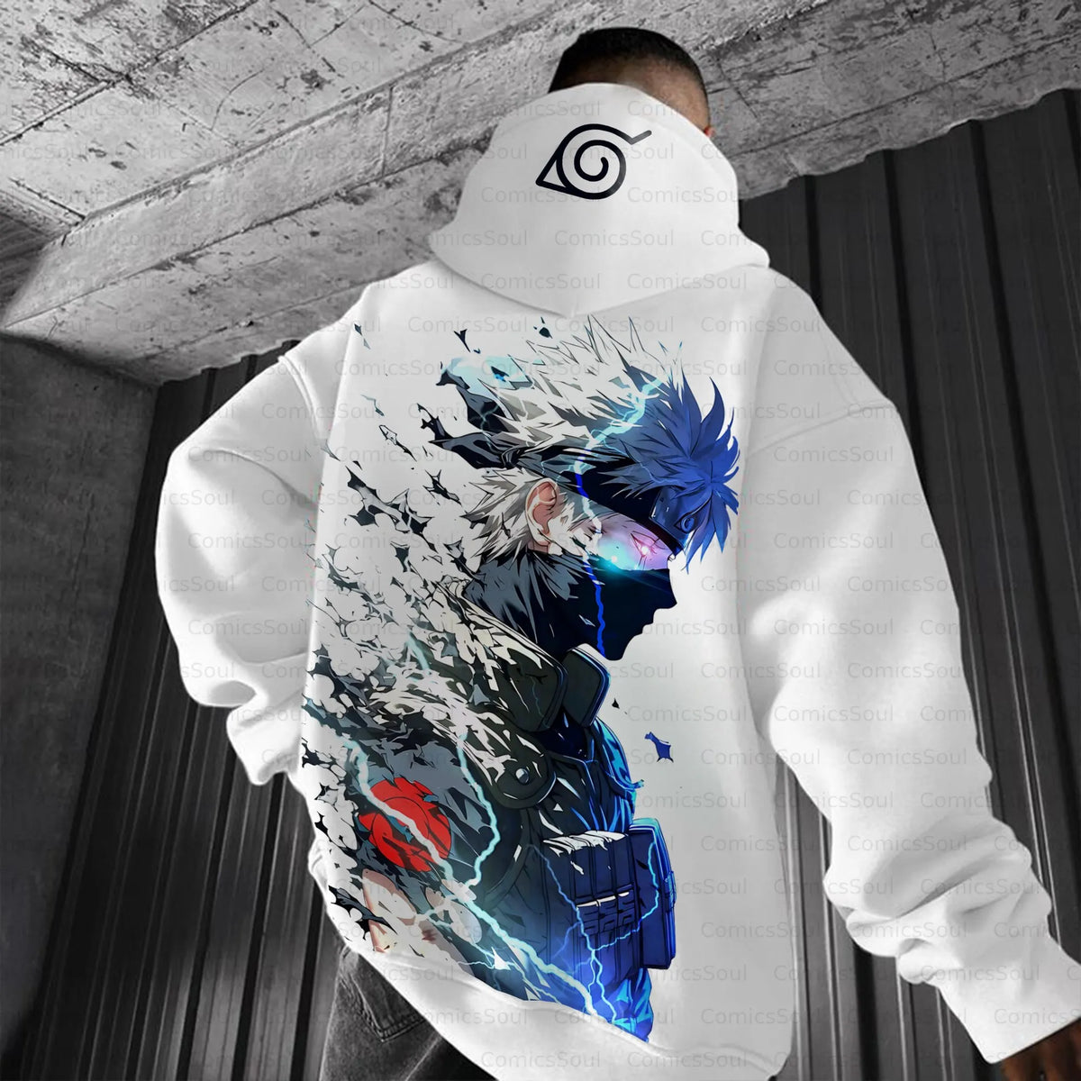 PKM-Unisex Graphic Streetwear Vintage Plush Hoodie