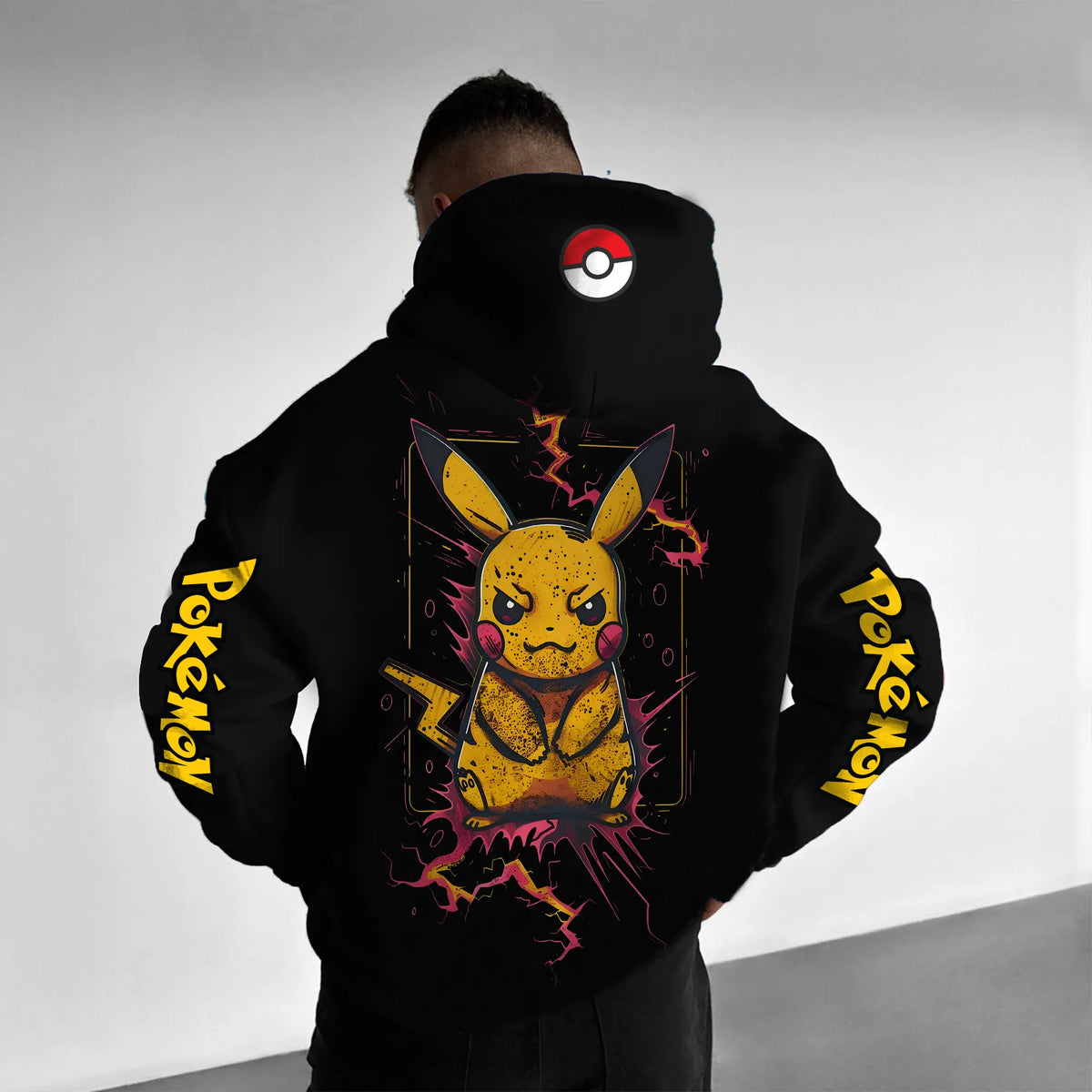 PKM-Unisex Anime Graphic Streetwear Vintage Hoodie
