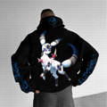PKM-Unisex Anime Inspired Vintage Plush Hoodie