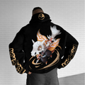 PKM-Unisex Anime Inspired Vintage Plush Hoodie