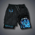 PKM-Unisex Casual Anime Style Shorts